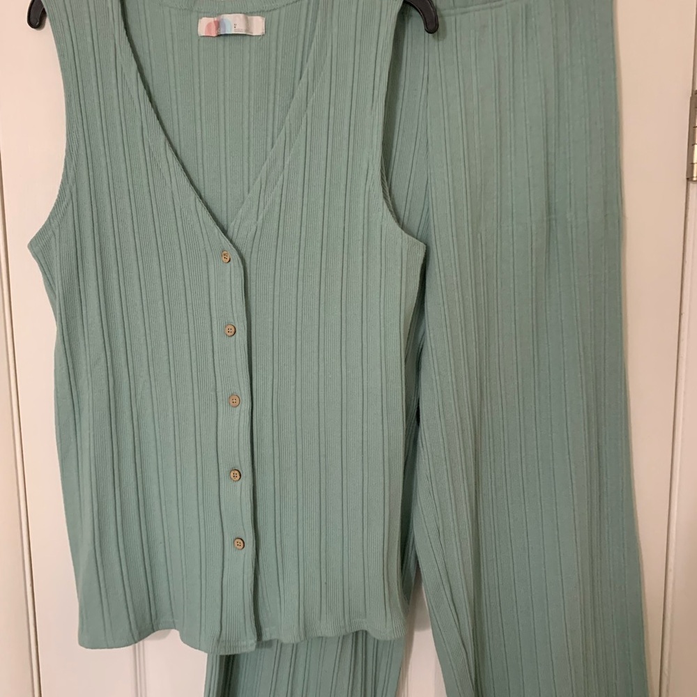 Free People Beach Dana Knit Tank and Pant Set